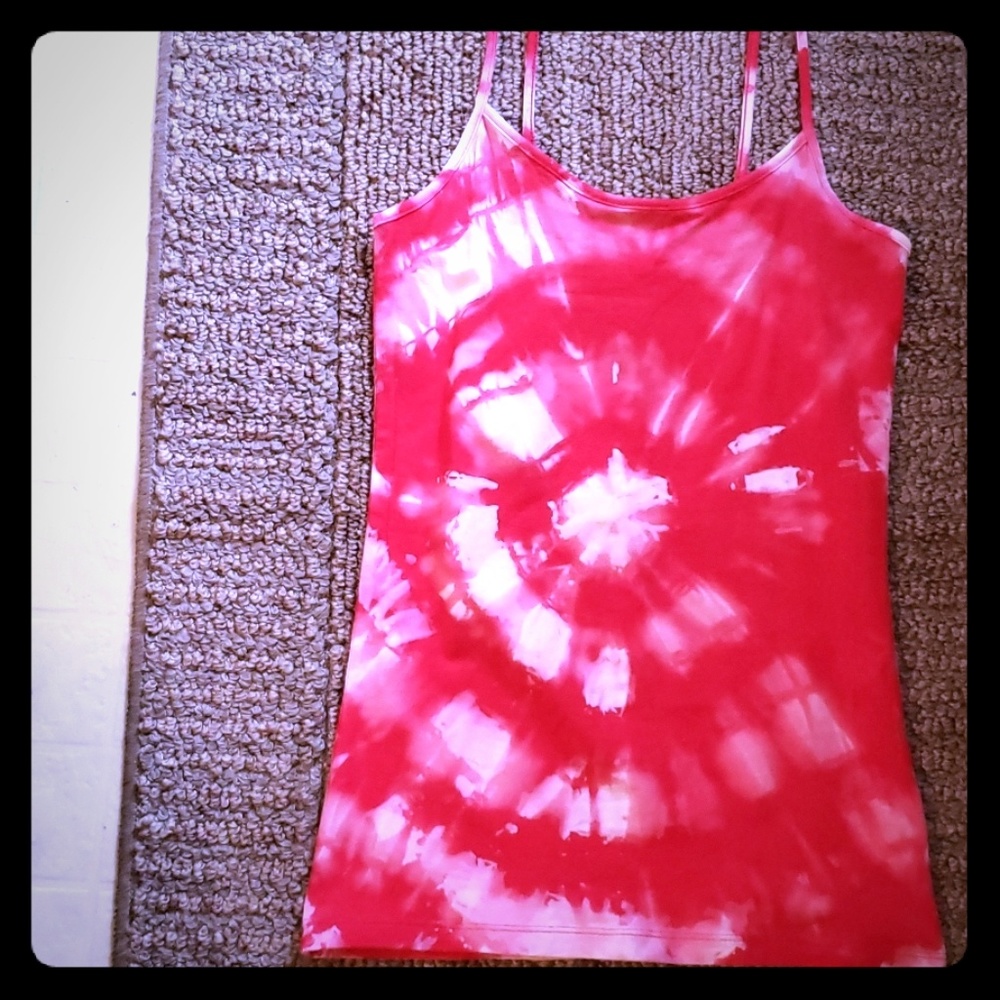 Handmade REVERSE Tie Dye Cami Style Tank Top DIY